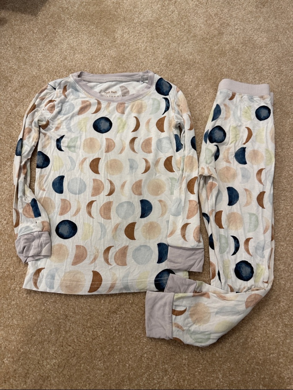 Little Sleepies Moon Pajama Set 2T